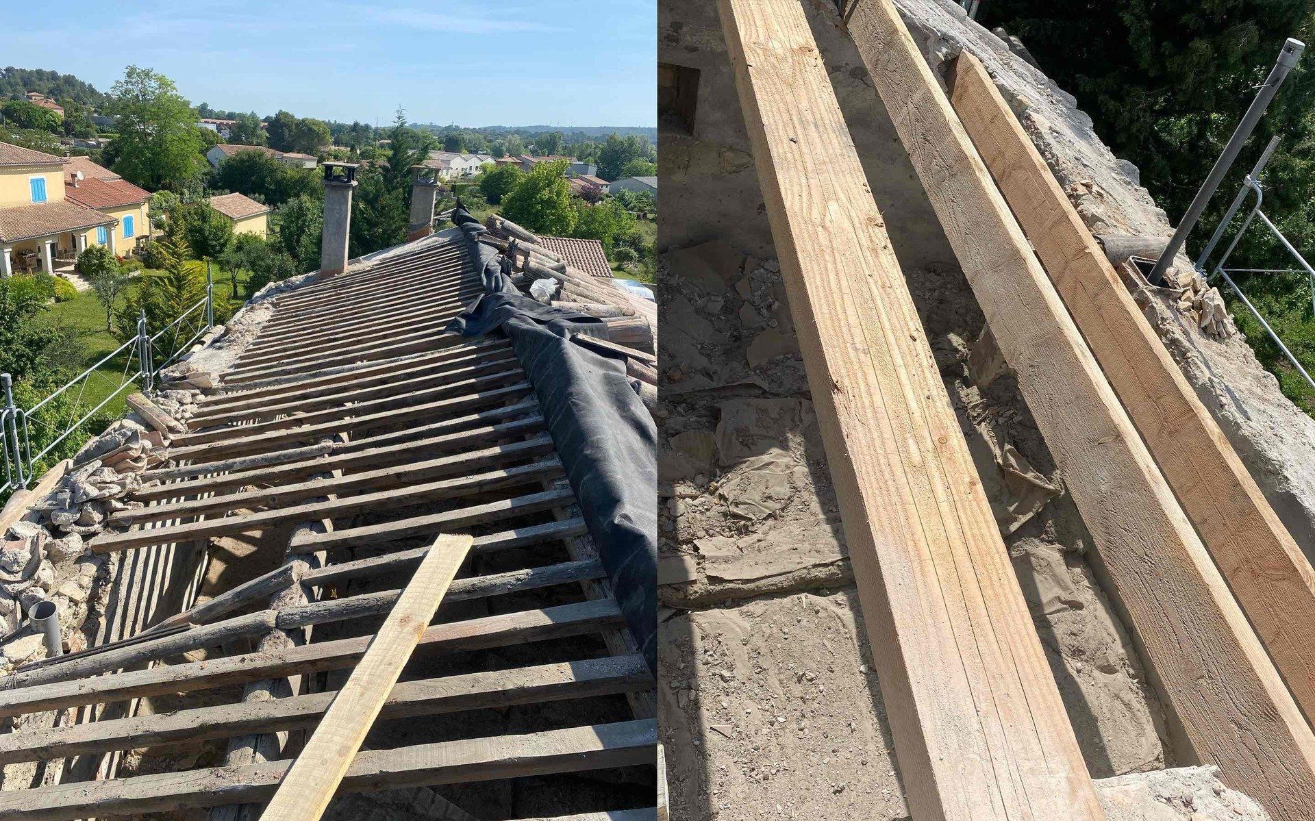 Remplacement de tuiles